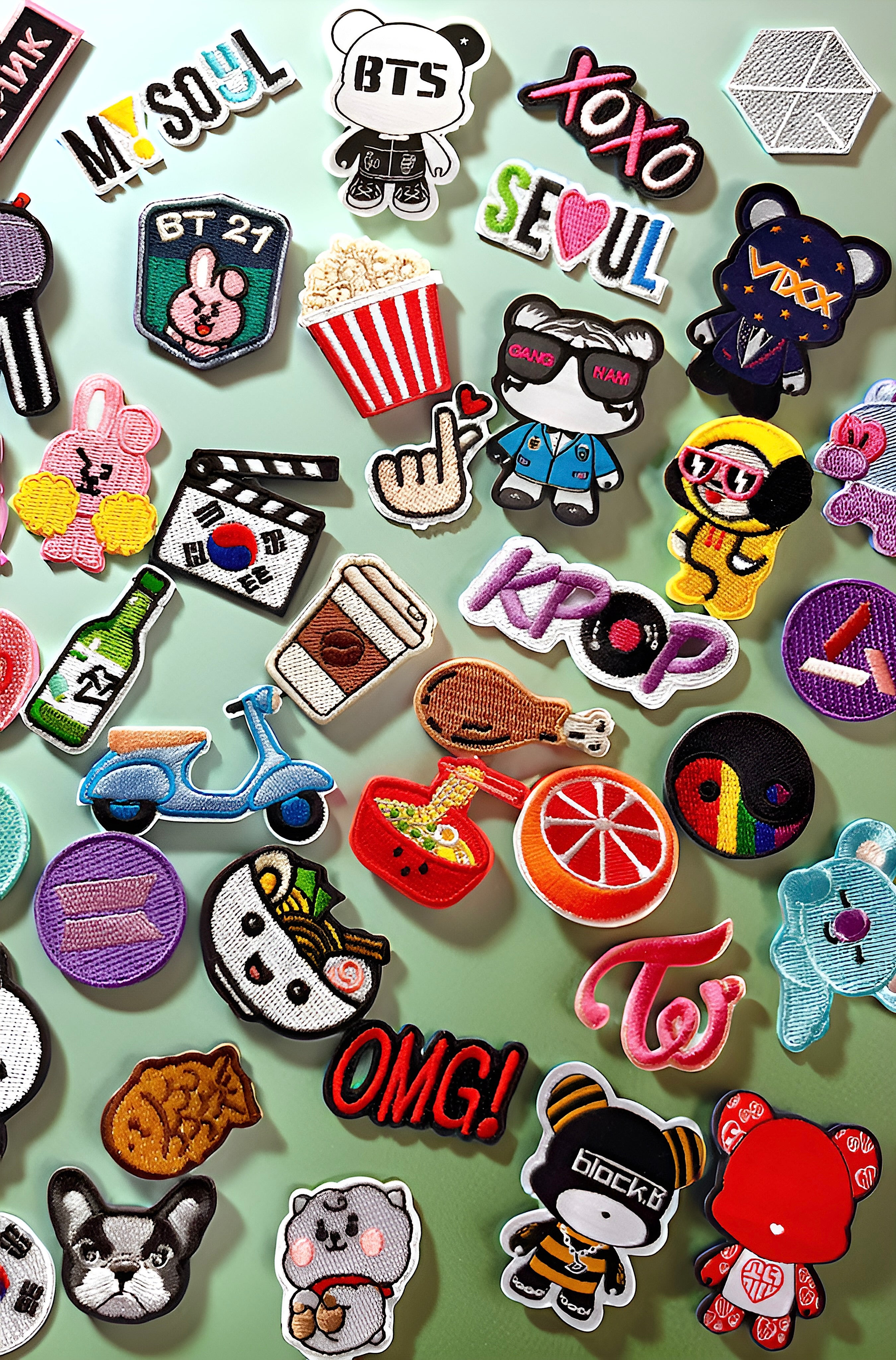 Embroidered Patches – For Bags, Clothes, Keychains & Your Vibe|K-feelz ...
